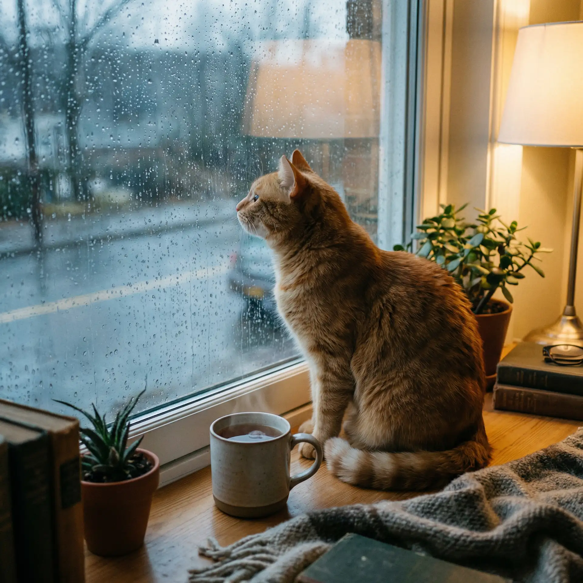 猫咪望着窗外的雨 - 两个人的免费完整版中文字幕
